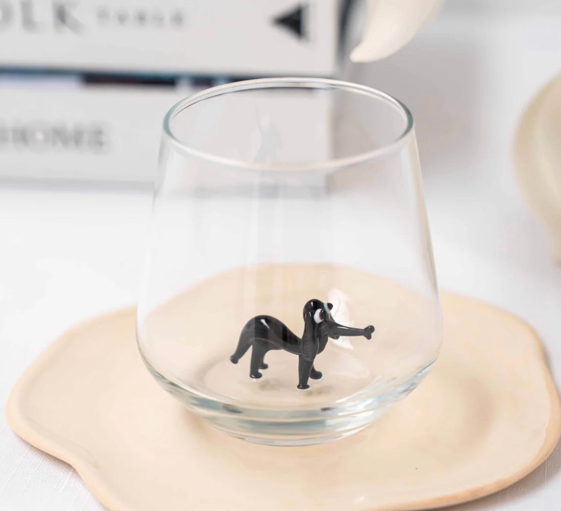 Wiener Dog Glass
