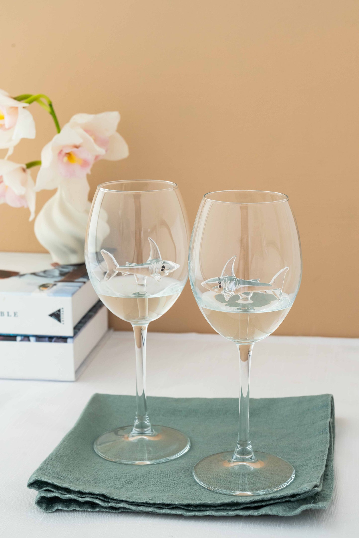 Wine Glasses Sharks
