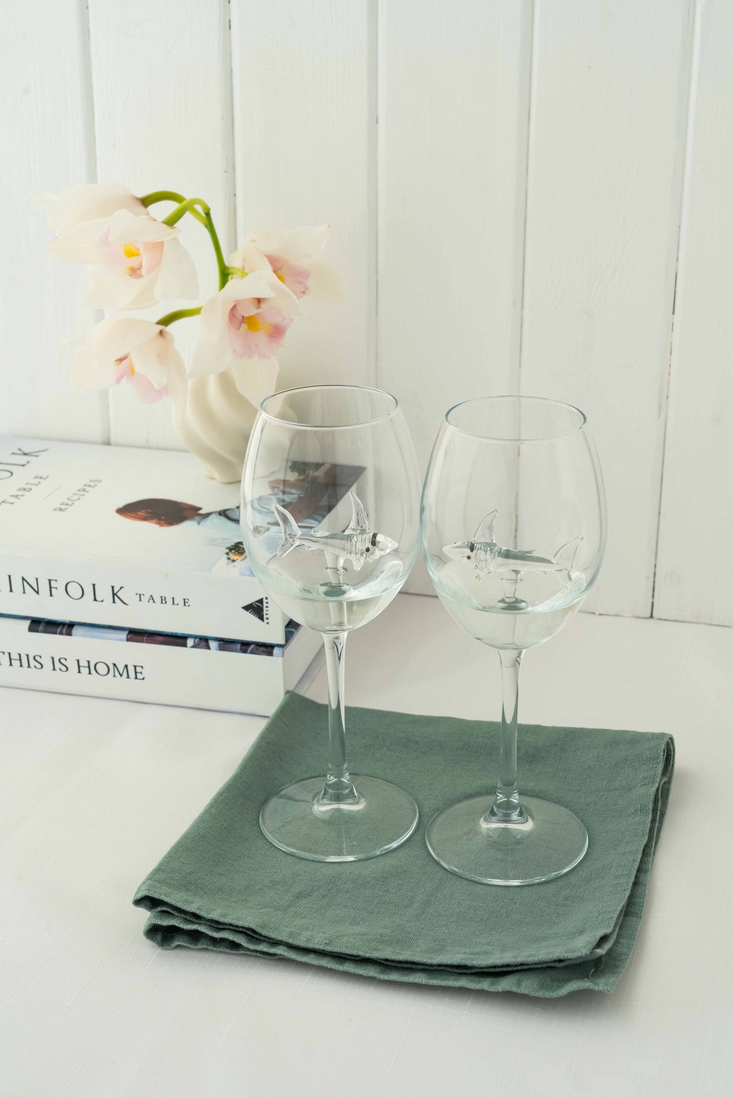 Wine Glasses Sharks