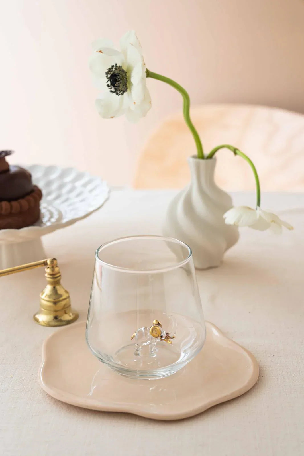 Gold Elephant Glass