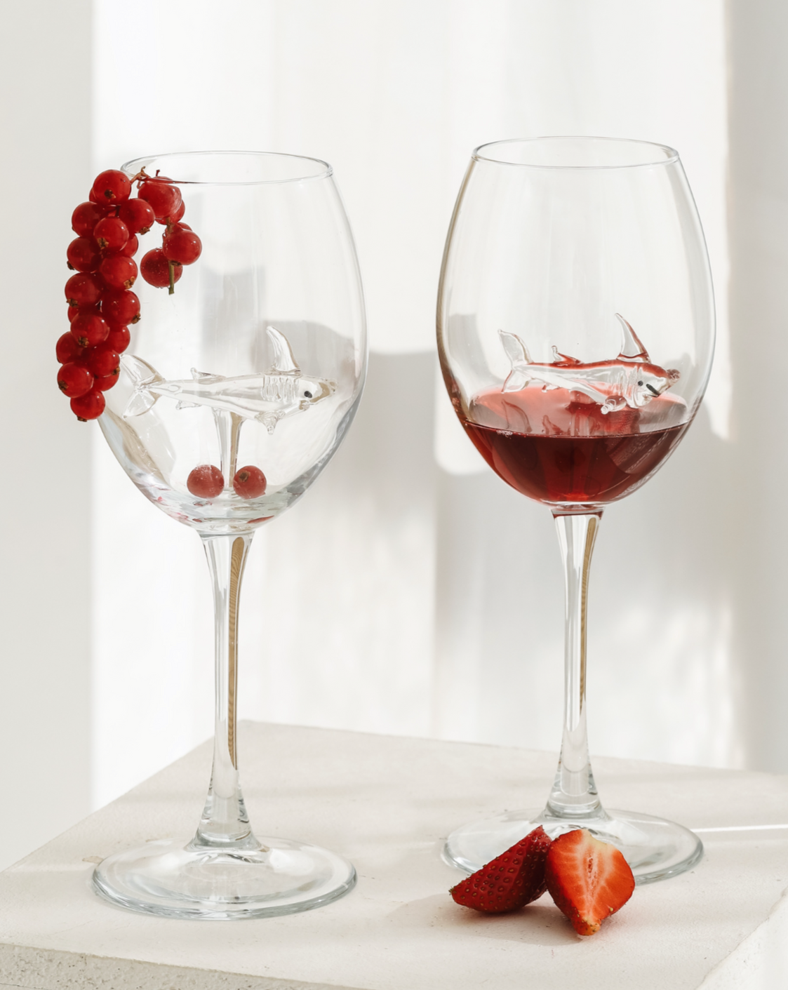 Wine Glasses Sharks